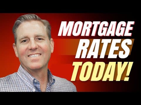 Mortgage Rates Today - Compared to 1 Year Ago!