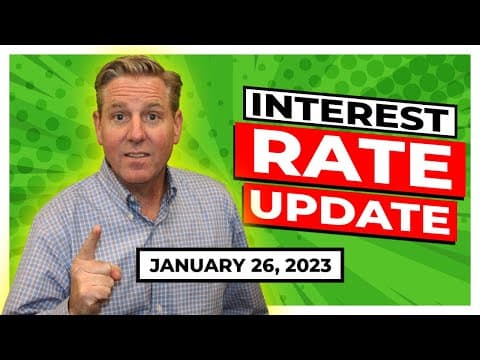 Mortgage Rates Today - January 26th, 2023