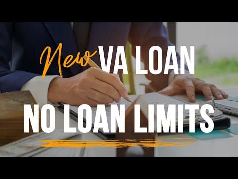 NEW VA loan – No Loan Limits