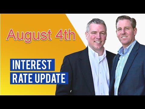 August 4th 2021 What Are Mortgage Interest Rates Today?