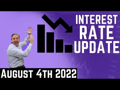 August 4th Mortgage Interest Rates Today || Looking at a Loan Scenario