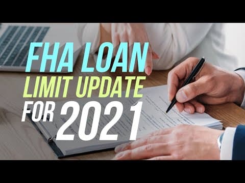 FHA loan limit update for 2021
