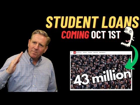 Student Loan Payments Starting October 1st