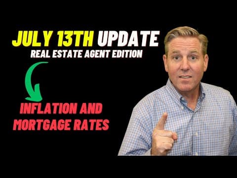 July 13th Inflation and Mortgage Rate Update with forecast for 2024