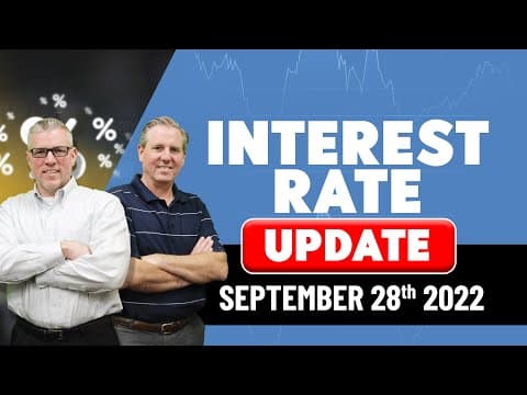 September 28th Phoenix Real Estate Mortgage Update || Interest Rate Update