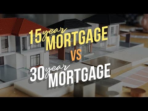 15 Year Fixed Mortgage VS 30 Year Fixed Mortgage