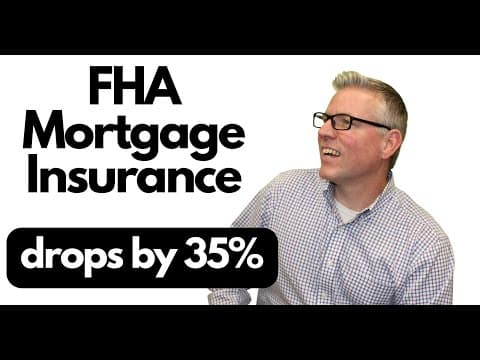 FHA Mortgage Insurance reduced by 35% - how does it compare to conventional loans?