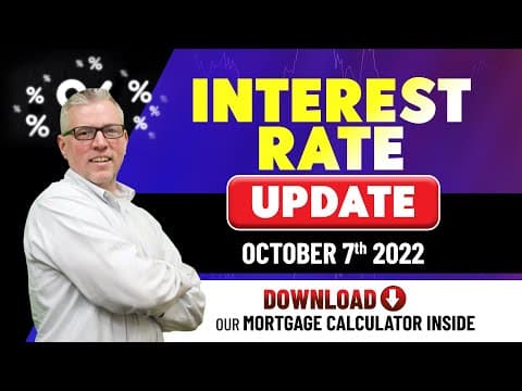 October 7th Homebuyers Interest Rate Update with Mortgage Calculator